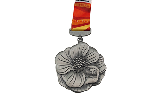 Niestandardowy, odlewany ciśnieniowo, zabytkowy medal maratonu sportowego 3D