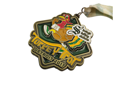 Mukautettu emali leikkauksissa Event Medal