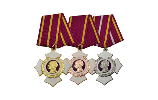 Sérsniðin þýsk hernaðarkista Satin Finish Medal