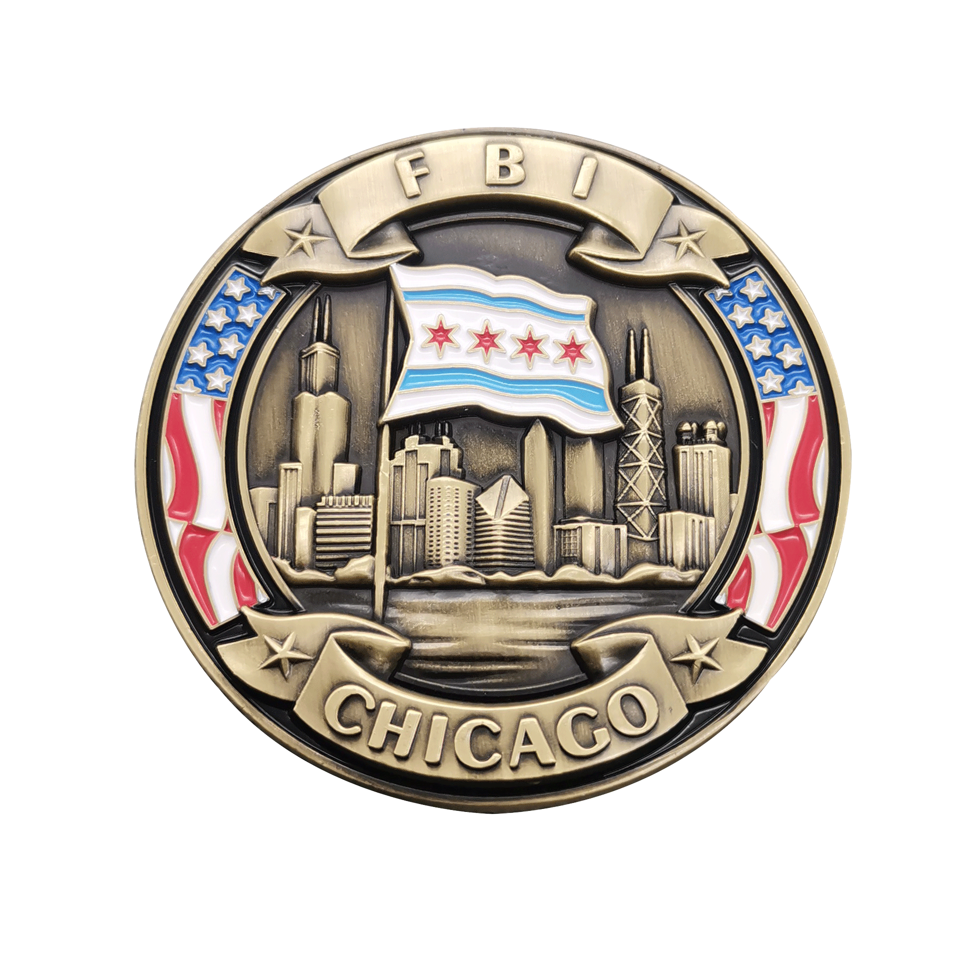 Stab Coin China Bespoken die struck brass,iron enamel challenge coin, any logo ...