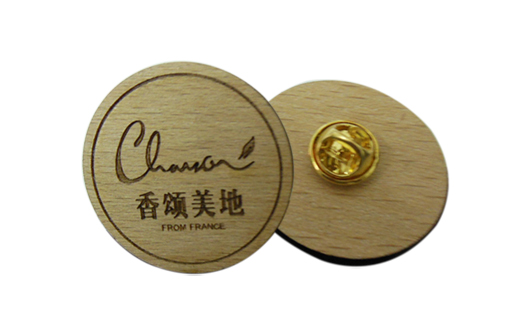 Custom Wooden Logo Pins